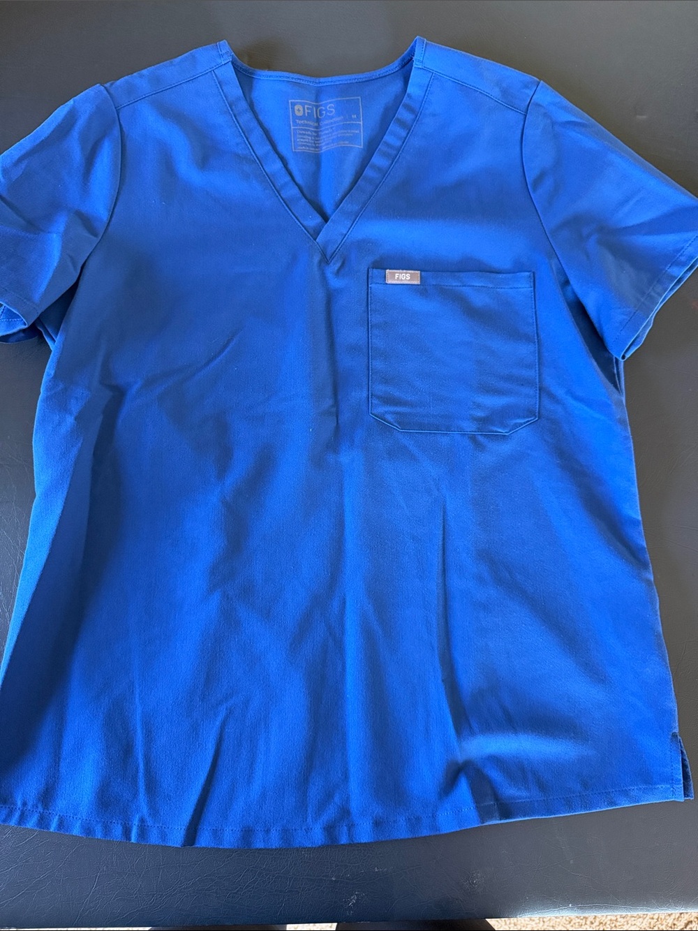 Figs Cobalt Blue Scrub Top and Jogger Pants - Picture 5 of 5